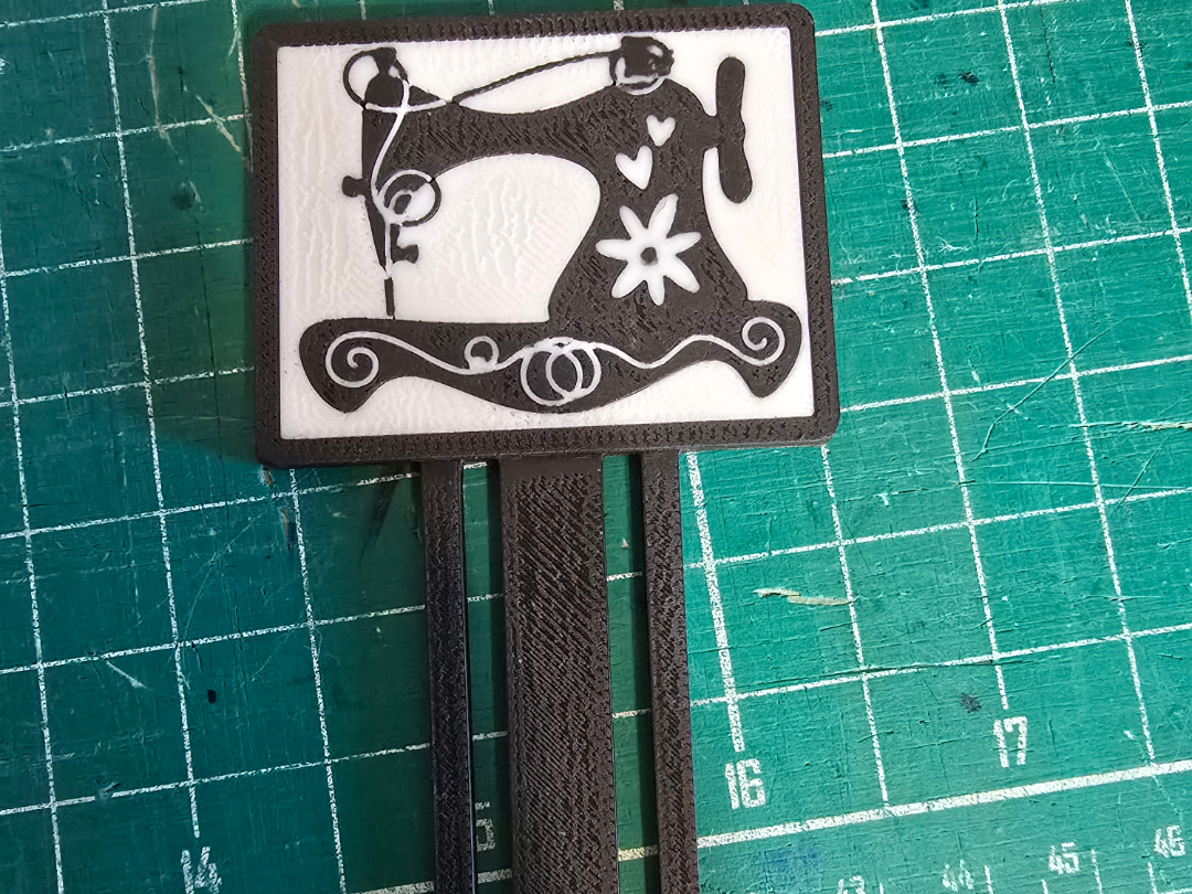 Antique Sewing Machine Bookmark