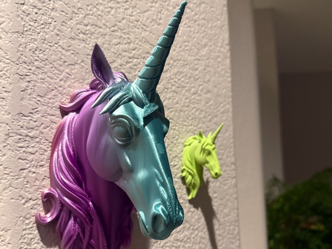 Unicorn Head Wall Mount