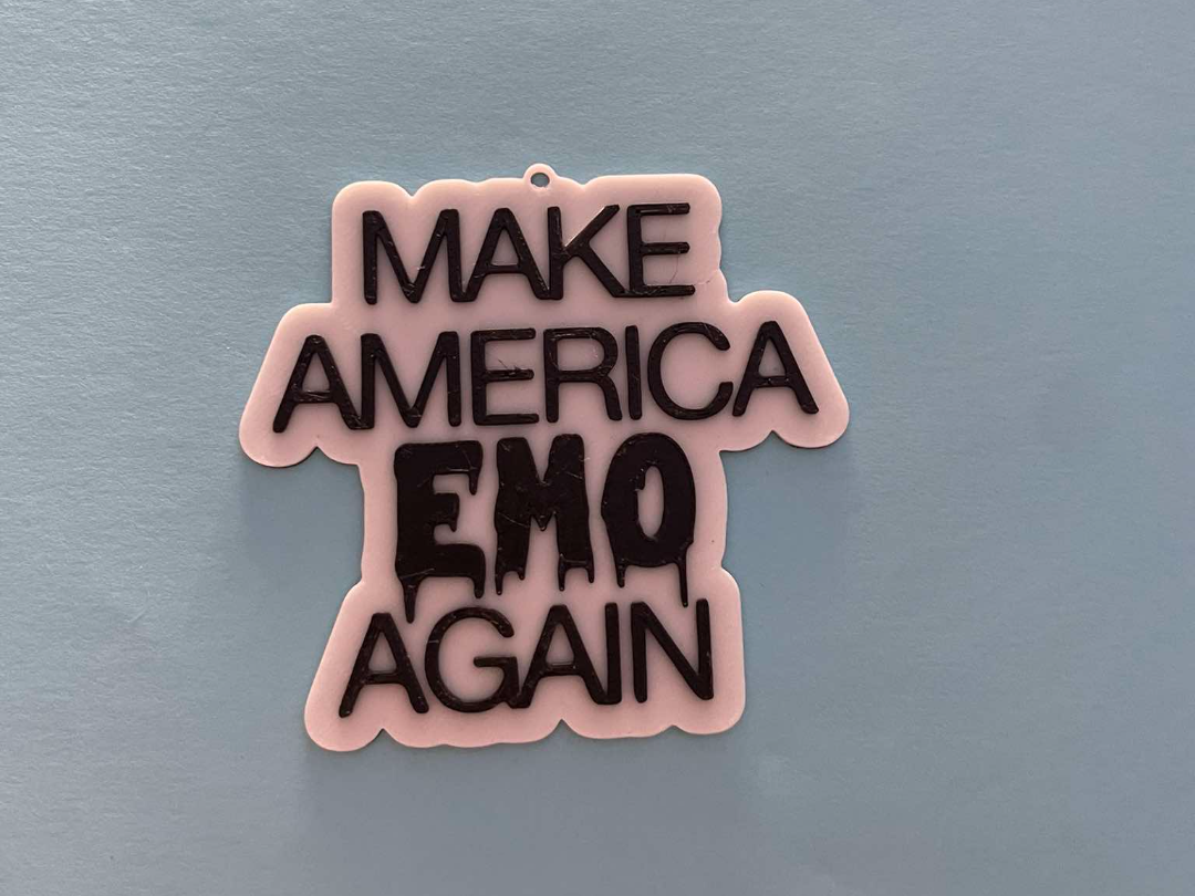 Make American EMO Again keychain