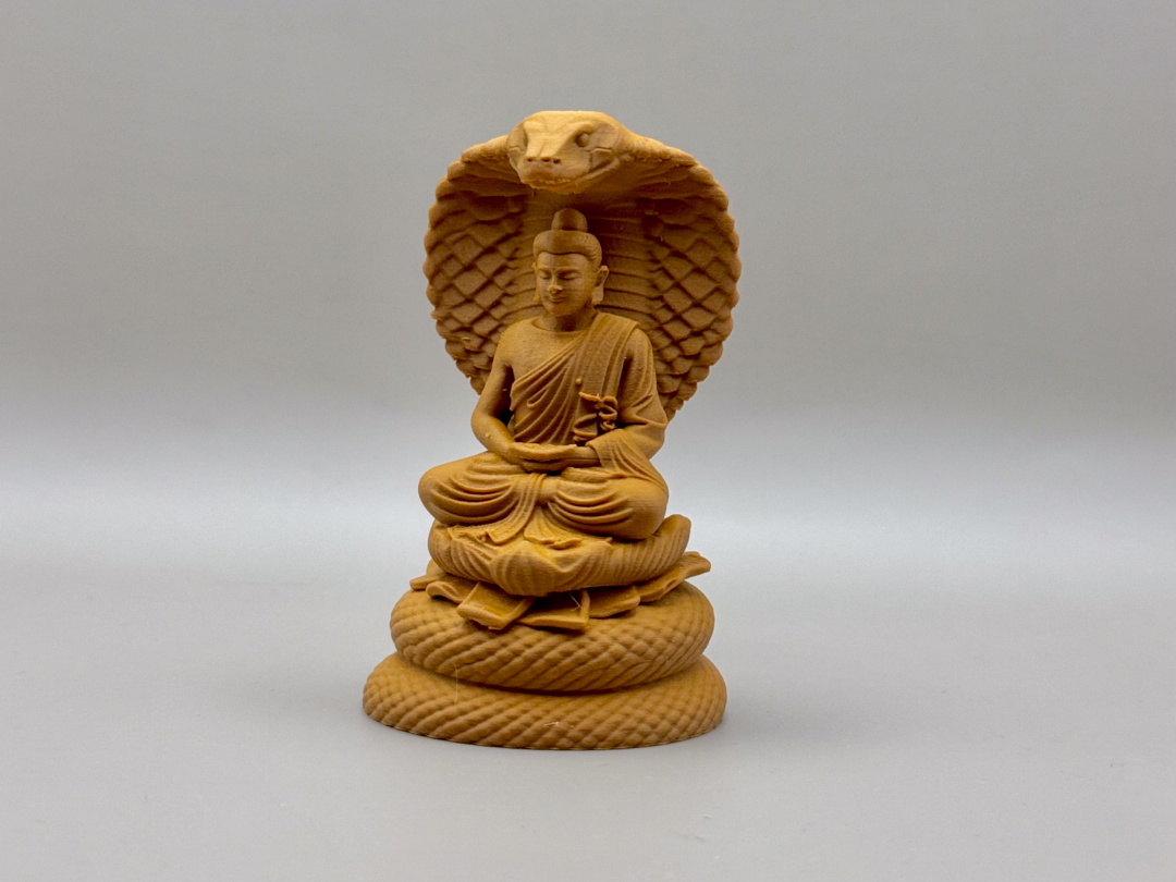 Buddha with Naga Serpent – Spiritual Statue