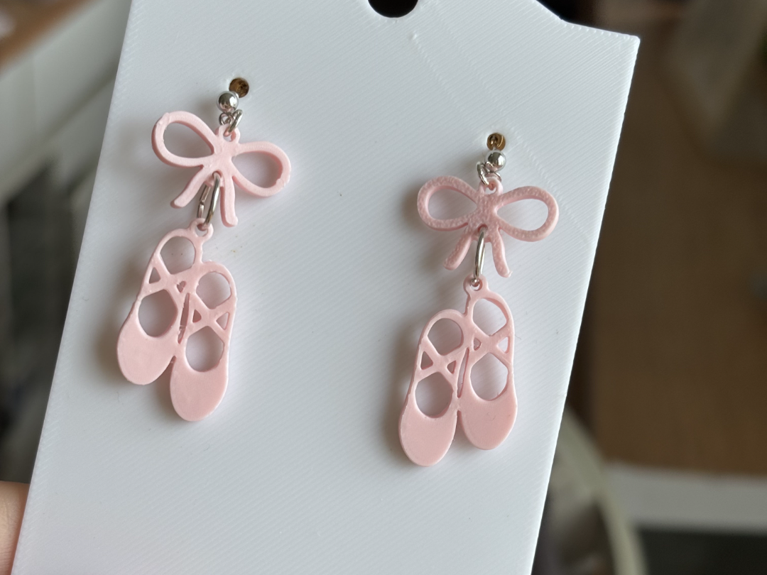 Ballet Shoes earring