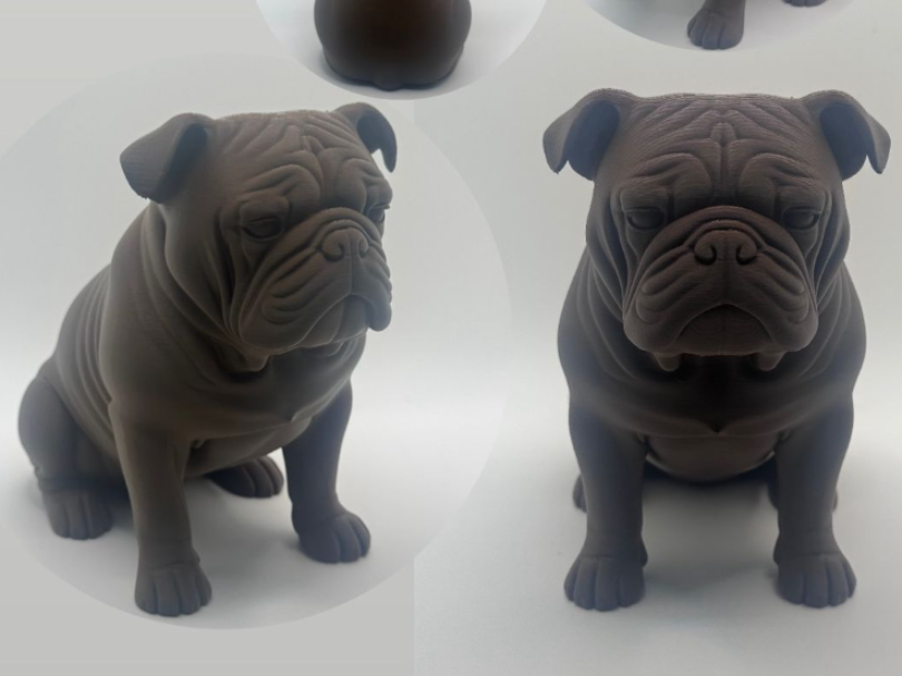 English Bulldog Sculpture Ornament