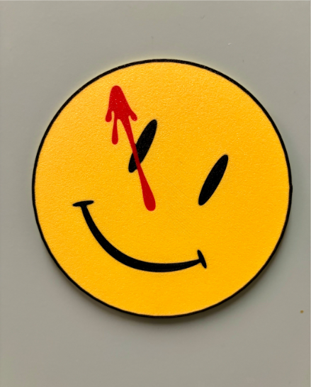 Watchmen Smiley Coaster