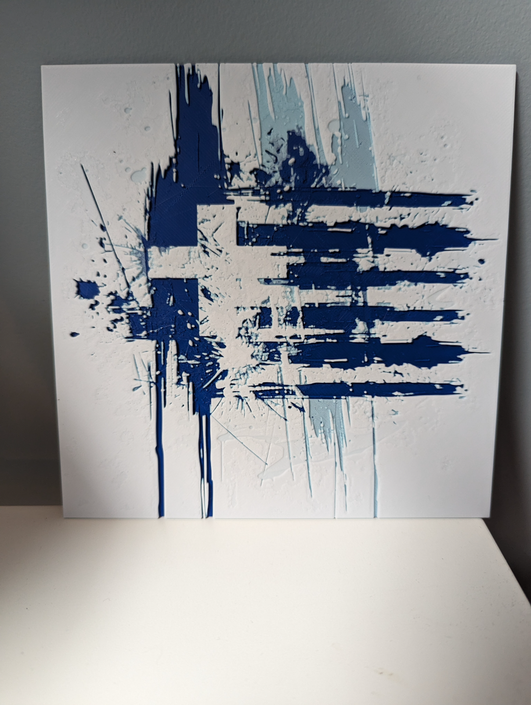 Greek Flag - Hueforge