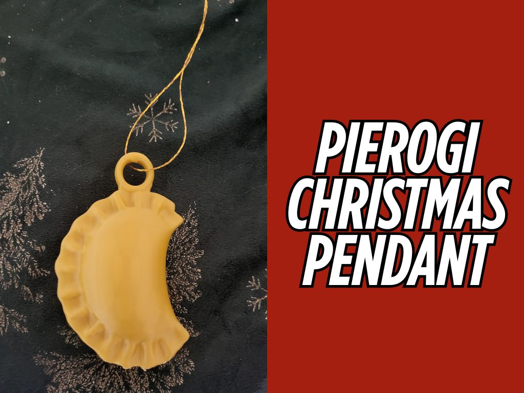 Polish dumpling Christmas tree bauble pendant