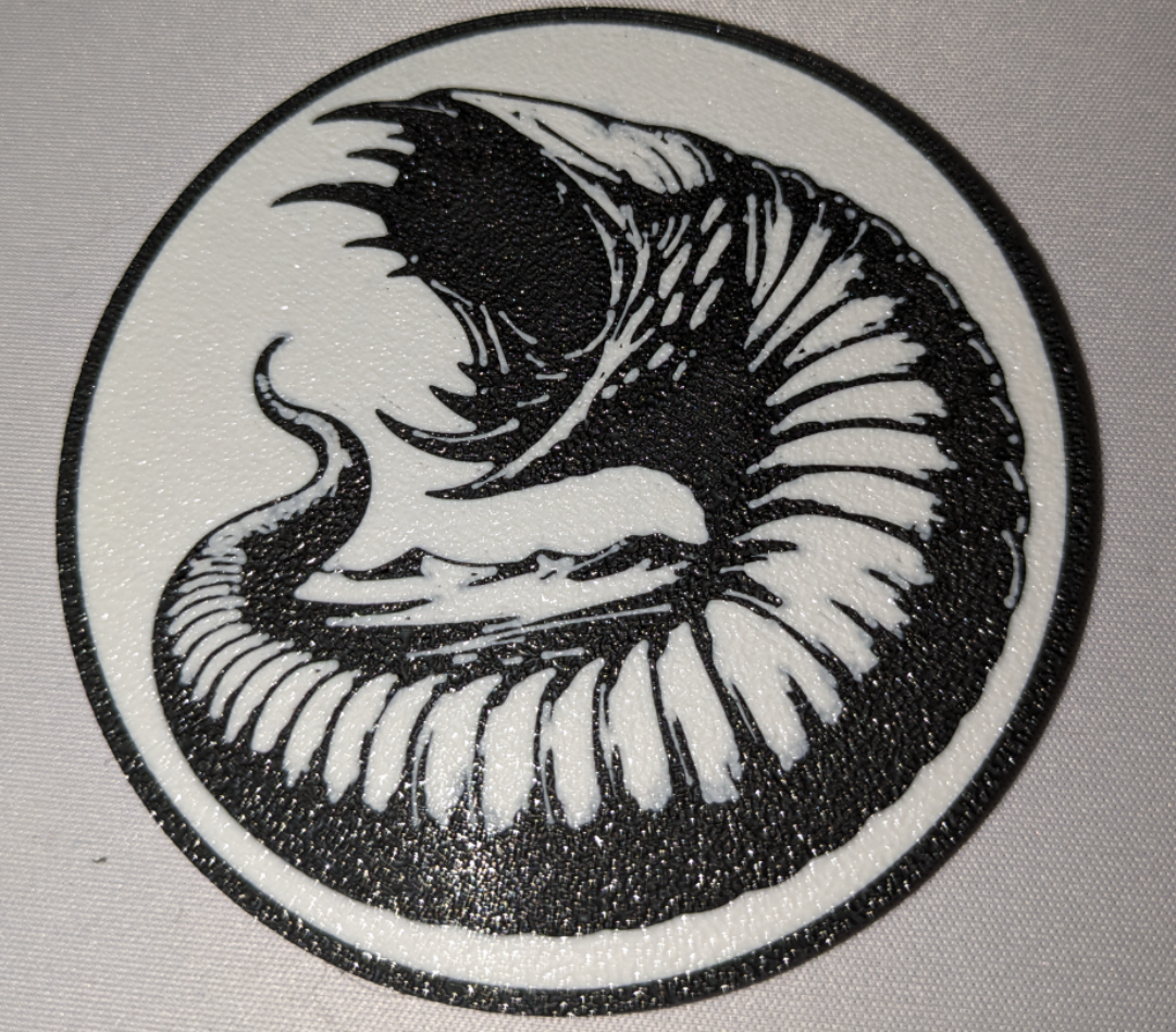 Sand worm coaster