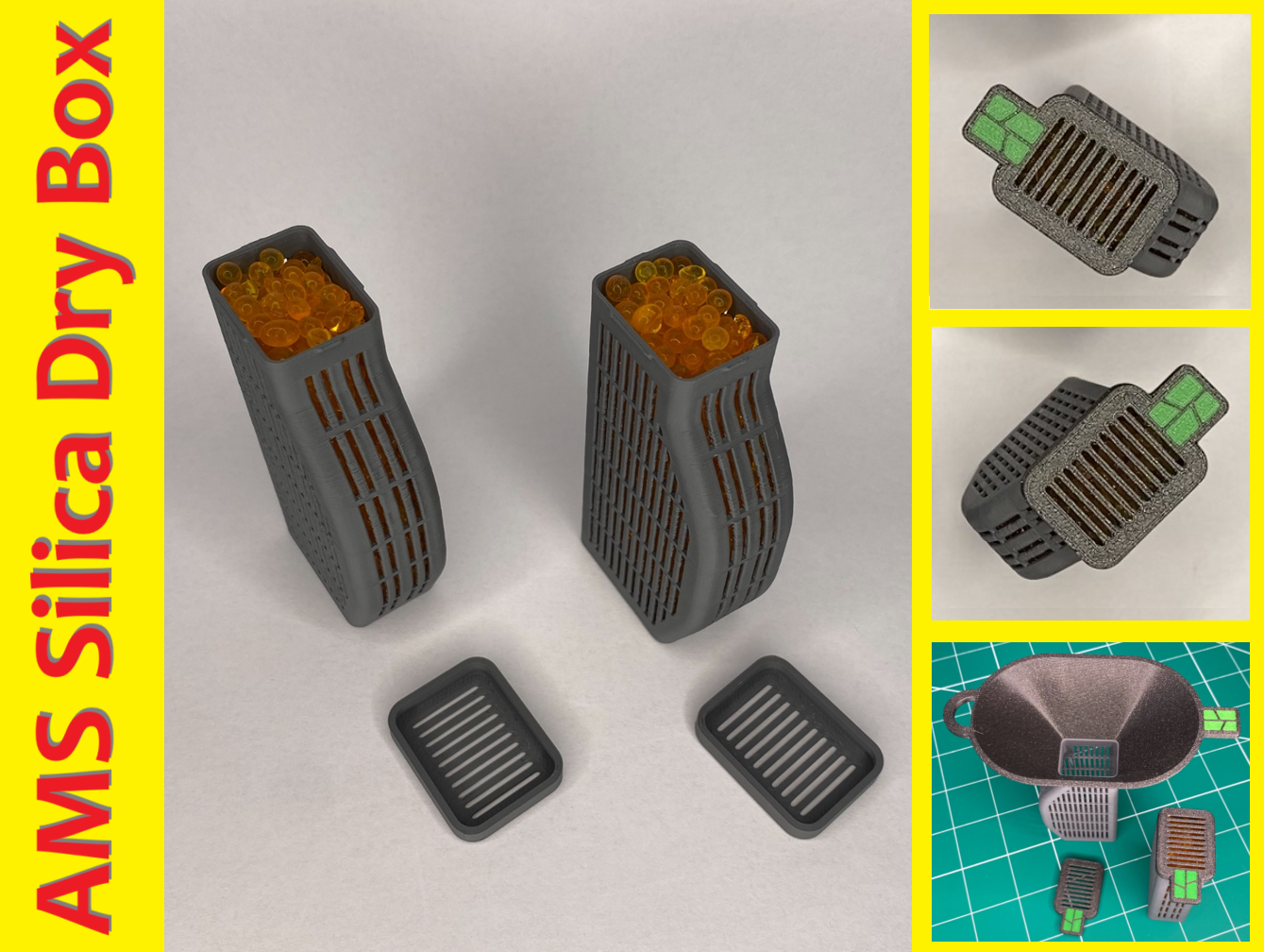 AMS corner side narrow silica gel dry box pod