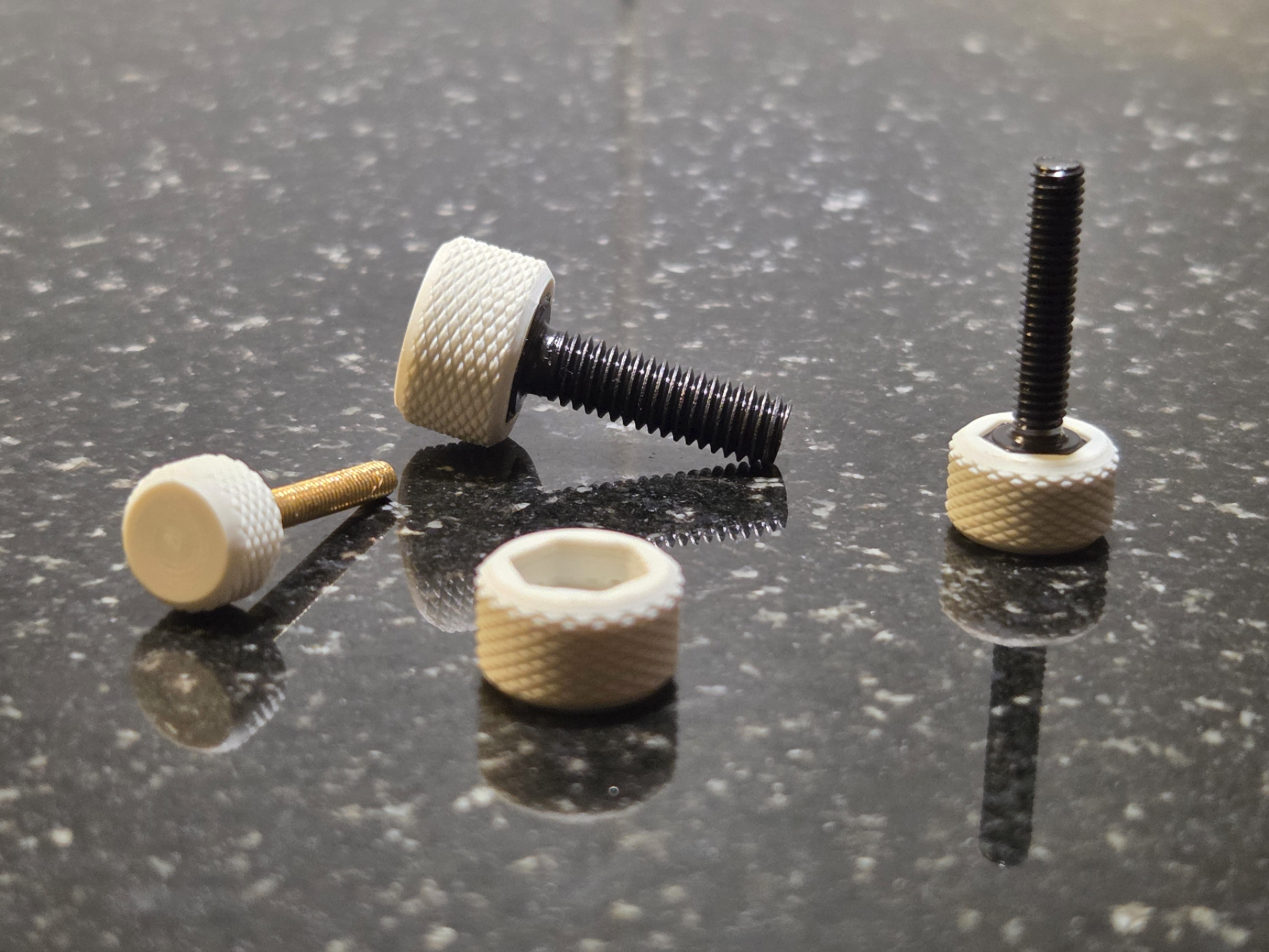 Pressfit Knurled Screw Caps to DIN 933 Hex-Screws