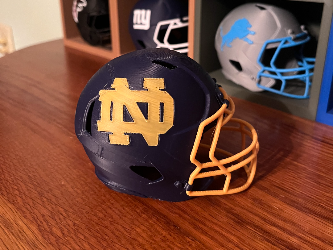 Notre Dame Fighting Irish College Football Helmet