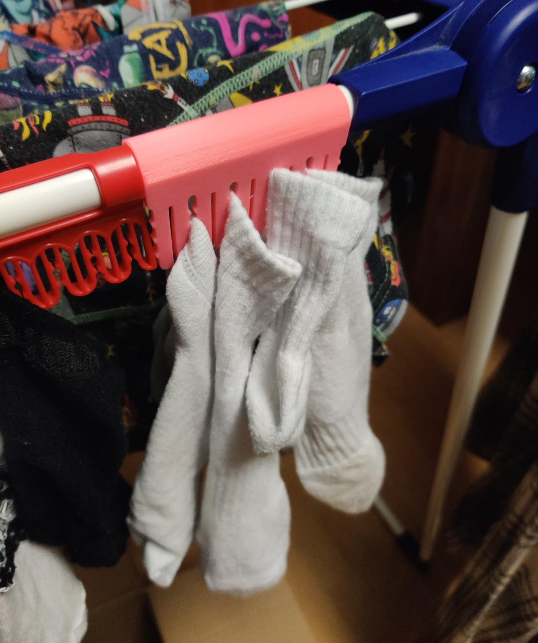 Sock Hanger for Drying Racks