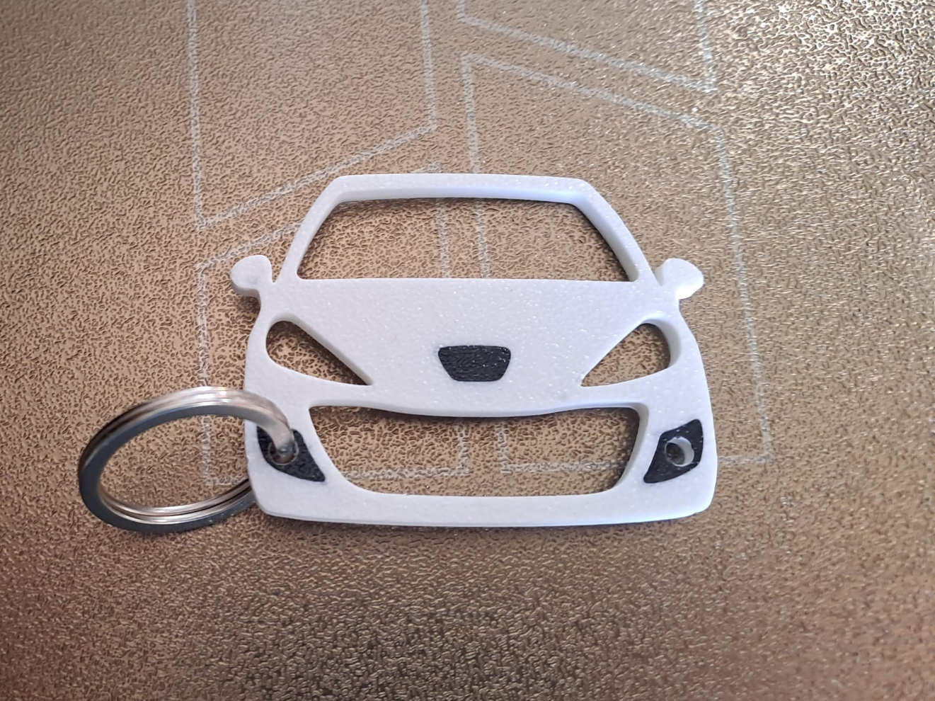 Peugeot 207 Keychain