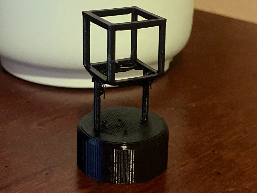 Bottle Cap Geometric PET Printer Test