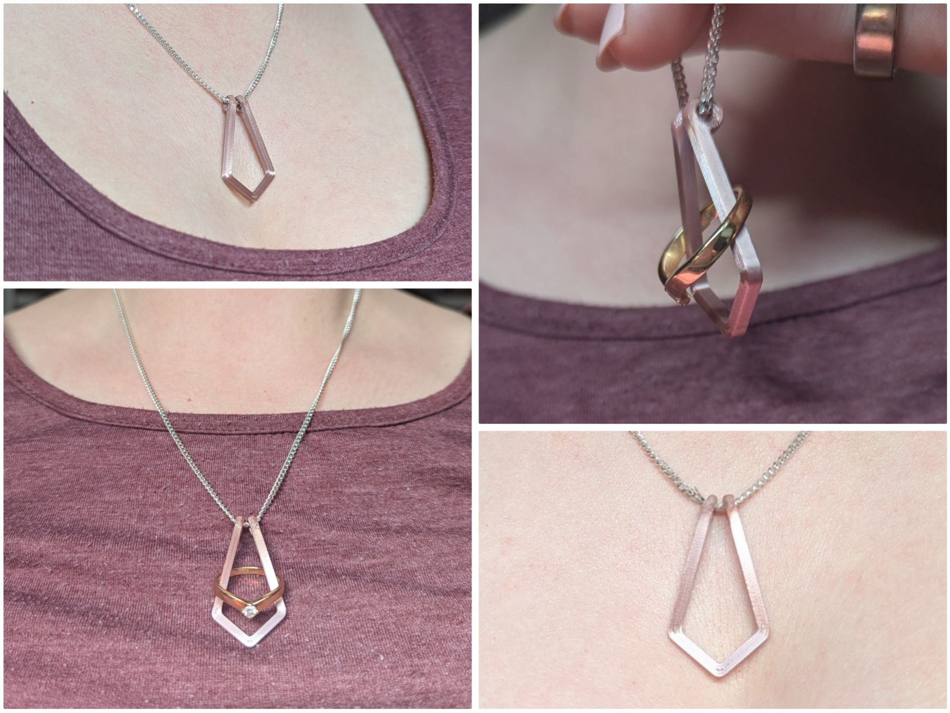 Ring holder pendant