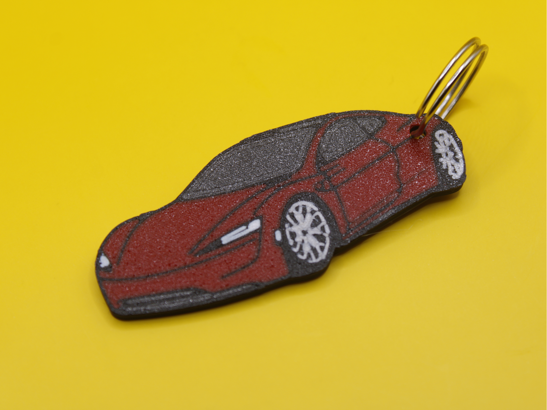 Car keychain Tesla roadster