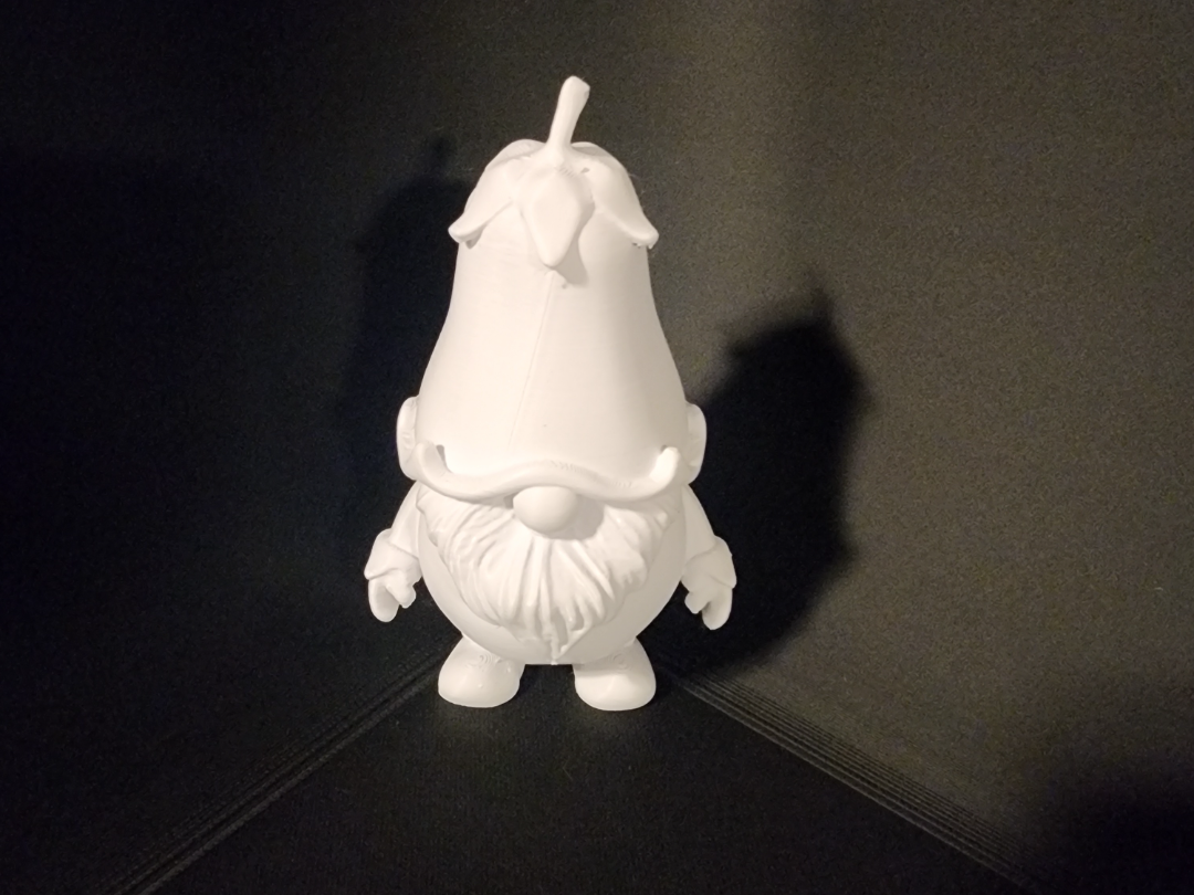 Garden Gnome disguised as an Eggplant