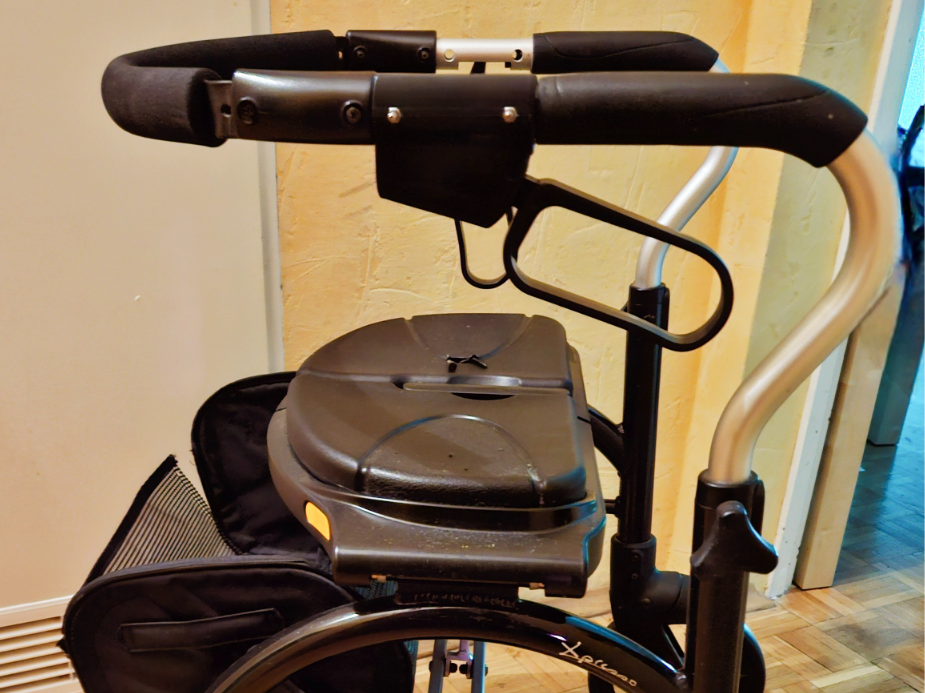 Rolator  walker for disabled people handbrake fix