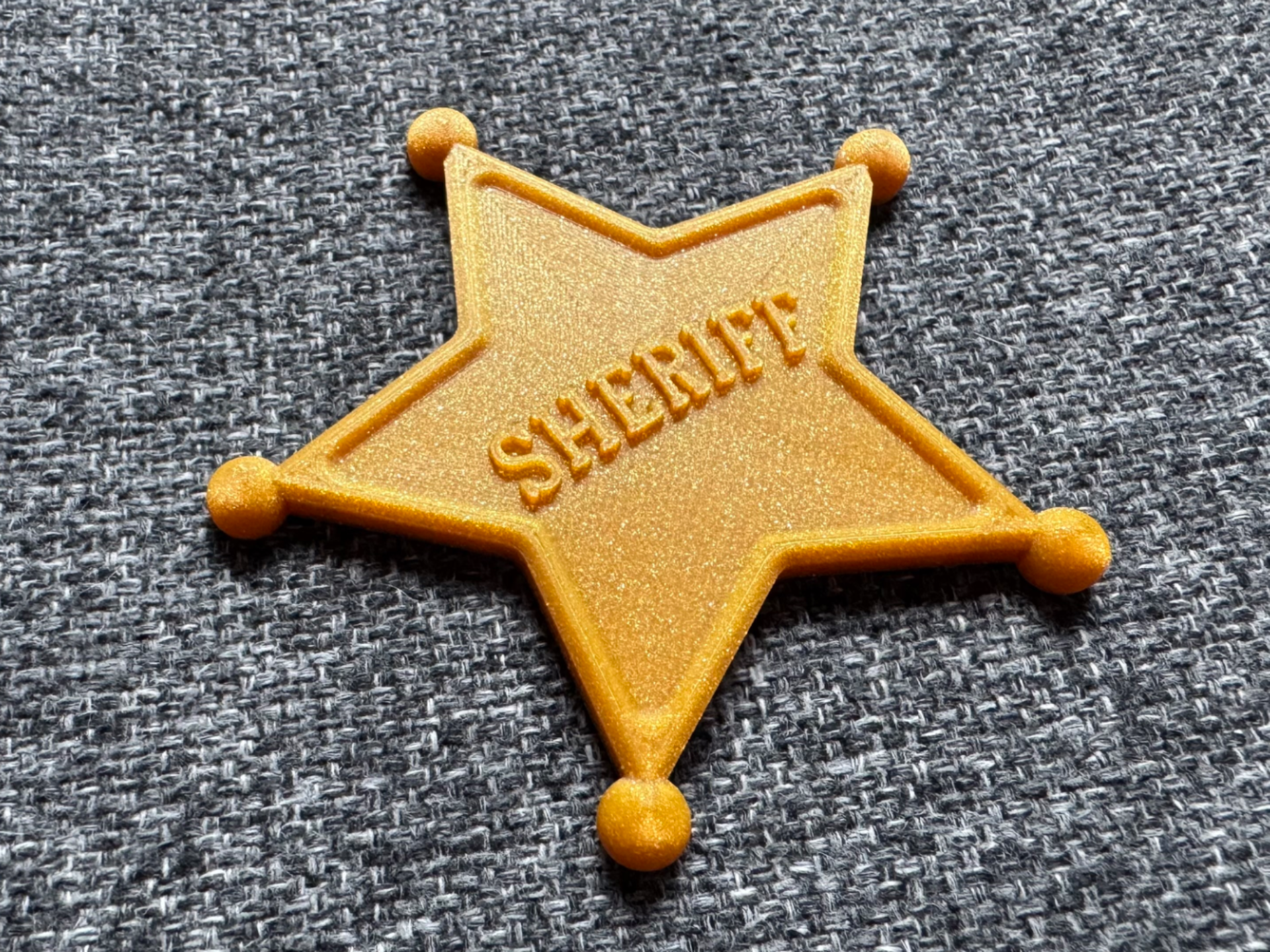 Woody Sheriff Badge – Toy Story Inspired 3D Print