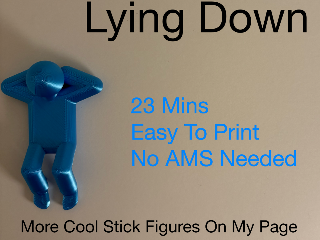 Stick Figure - Every Day Life - Lying Down
