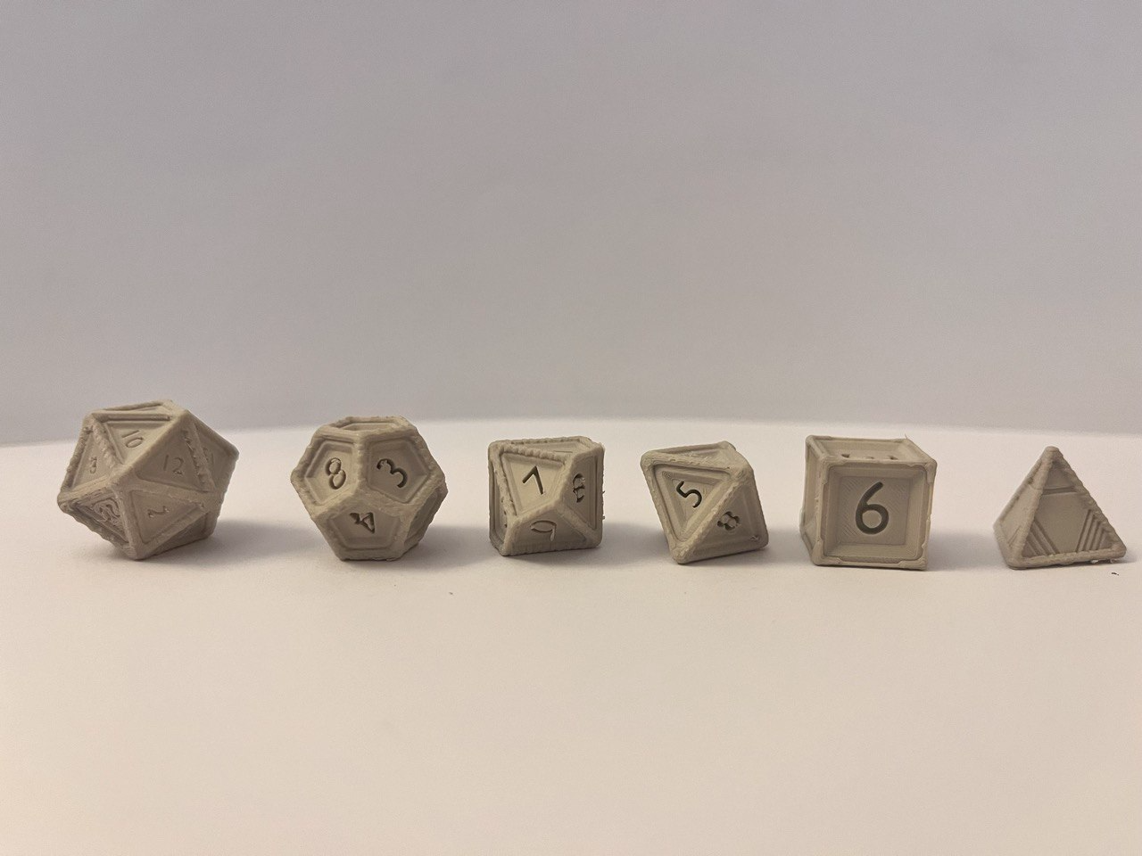 Sculpted Dice Set for D&D