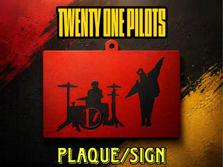 Twenty One Pilots breach Clancy plaque sign