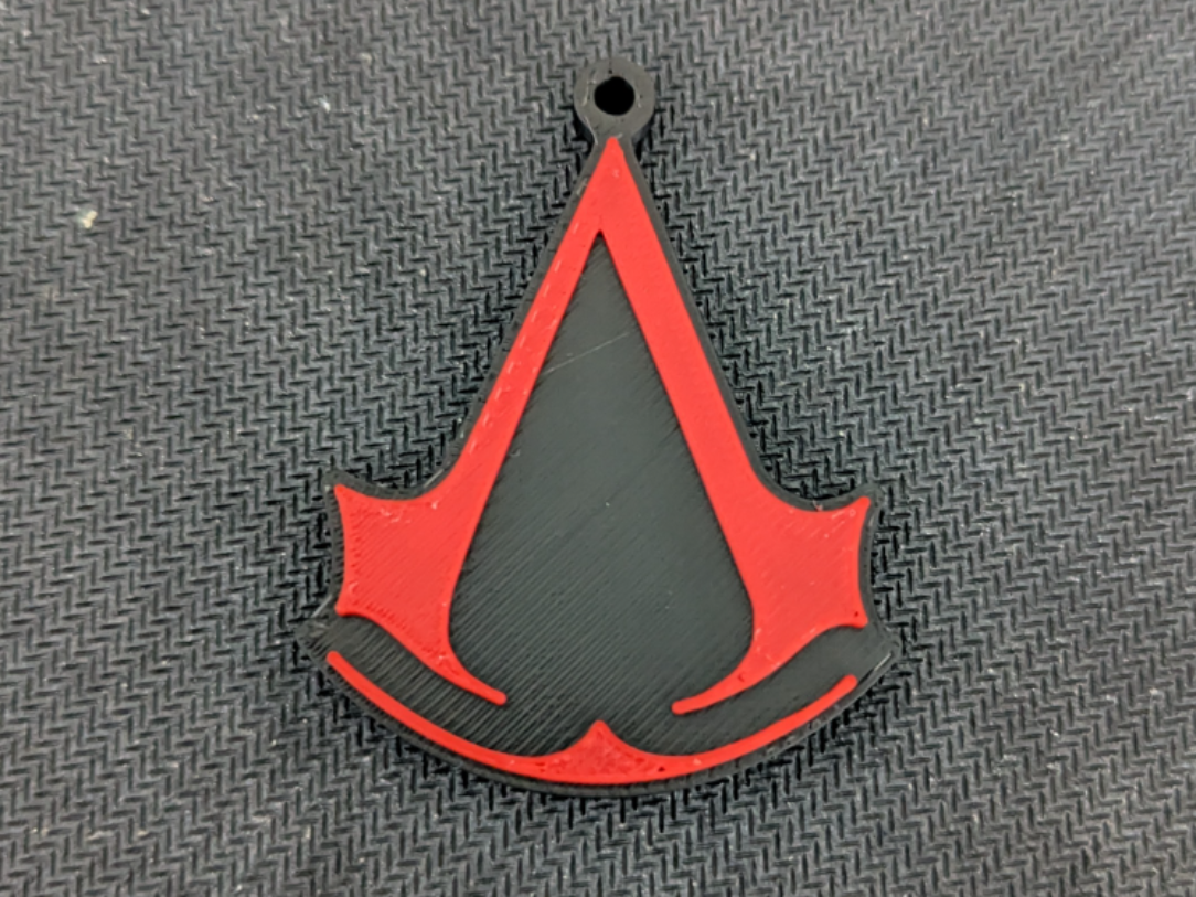Assassin's Creed logo keychain