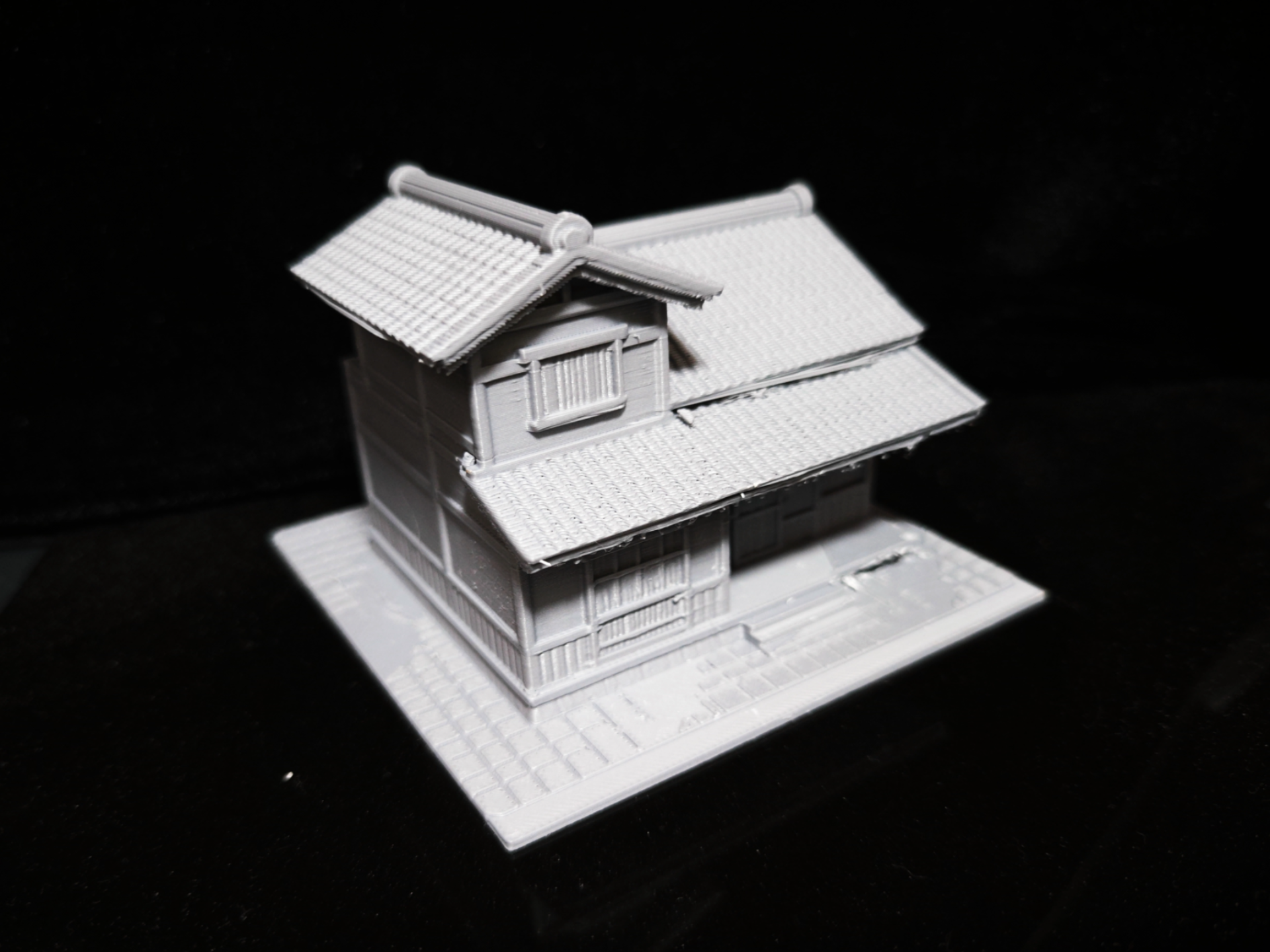 Miniature architecture-Ancient Japanese villa