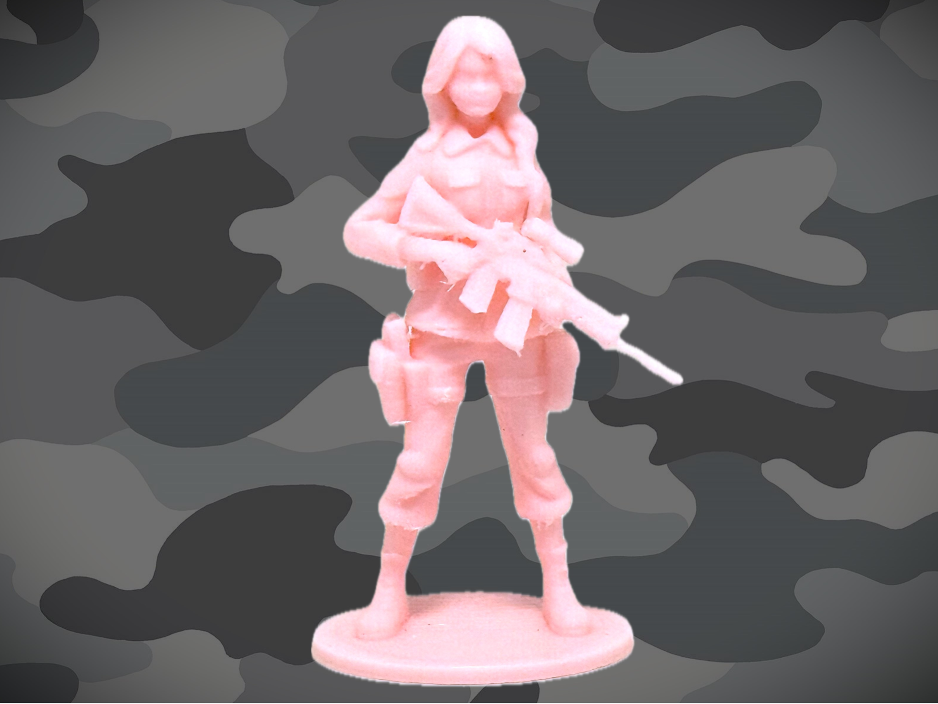 Pink Army Girl 6