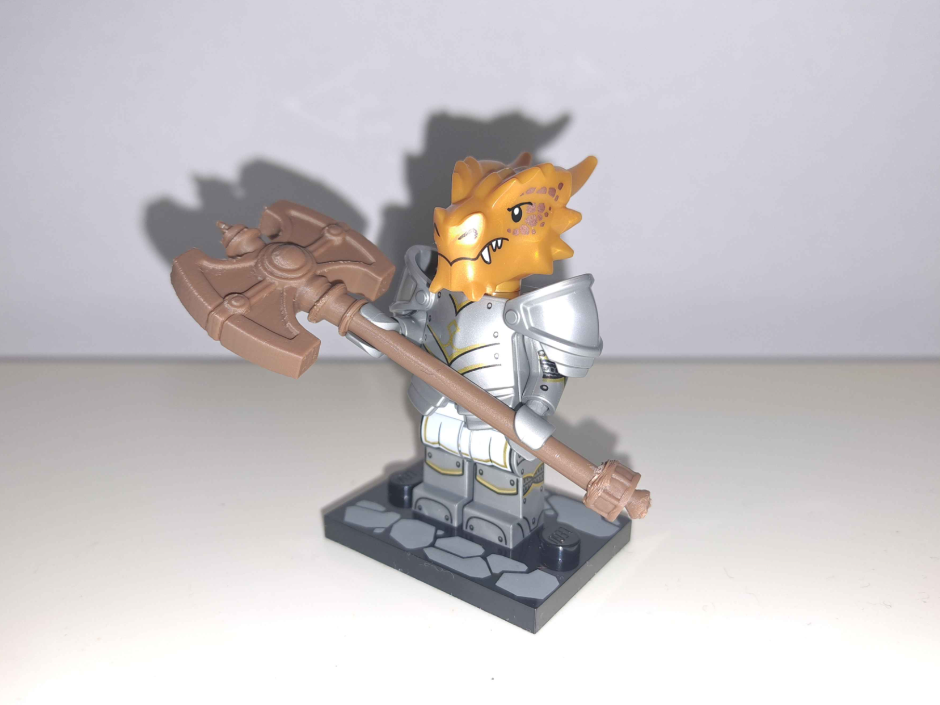 Brick Figure Battleaxe