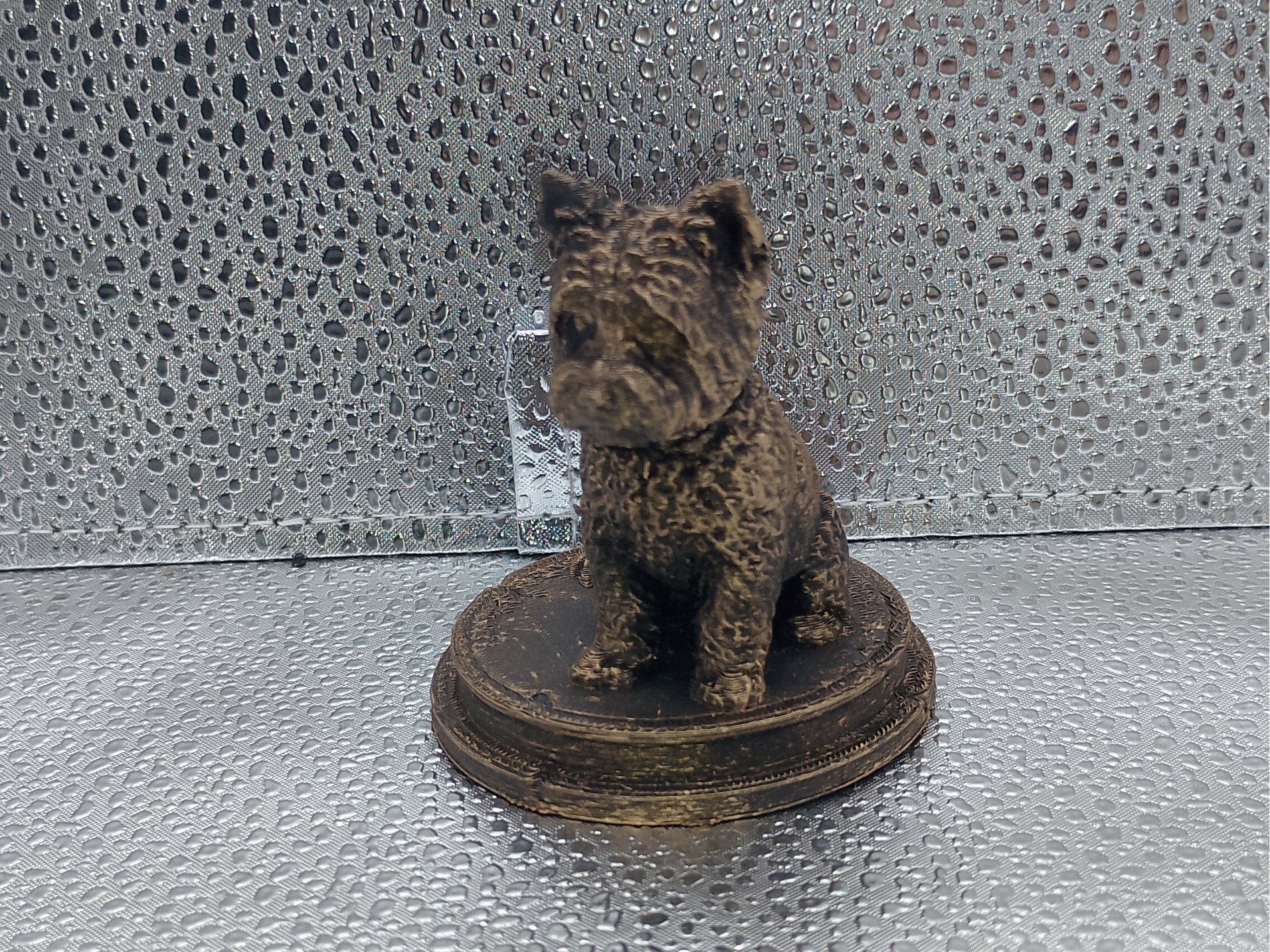 Cairn Terrier Dog Bust – 7cm Miniature Statue