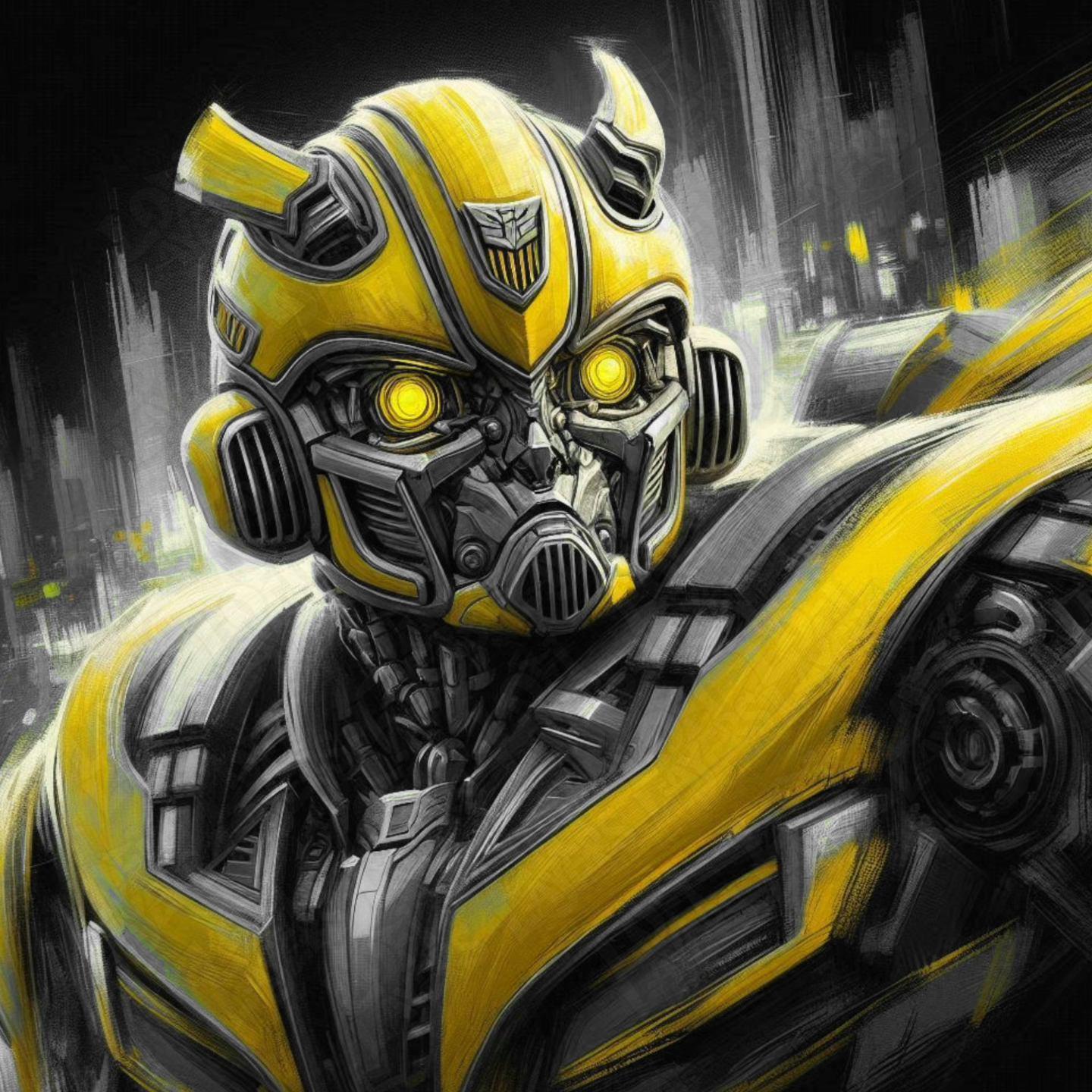 Bumblebee Transformers Hueforge