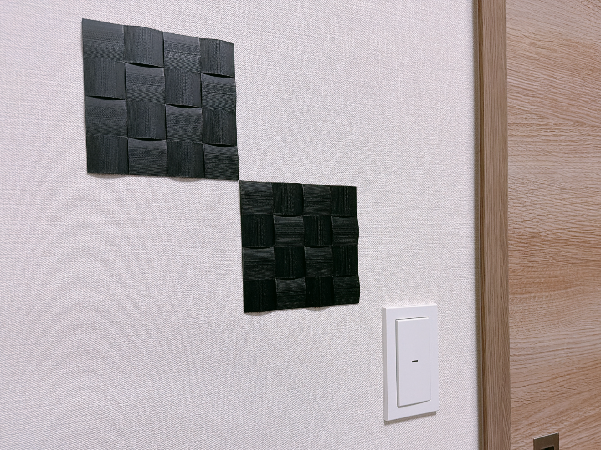 Woven Texture Wall Panel - Modern 3D Decor