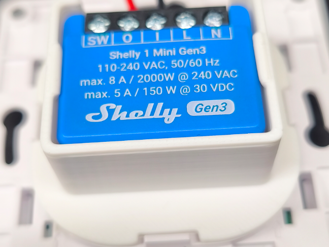 Adapter Shelly Mini Gen3 Wallswitch