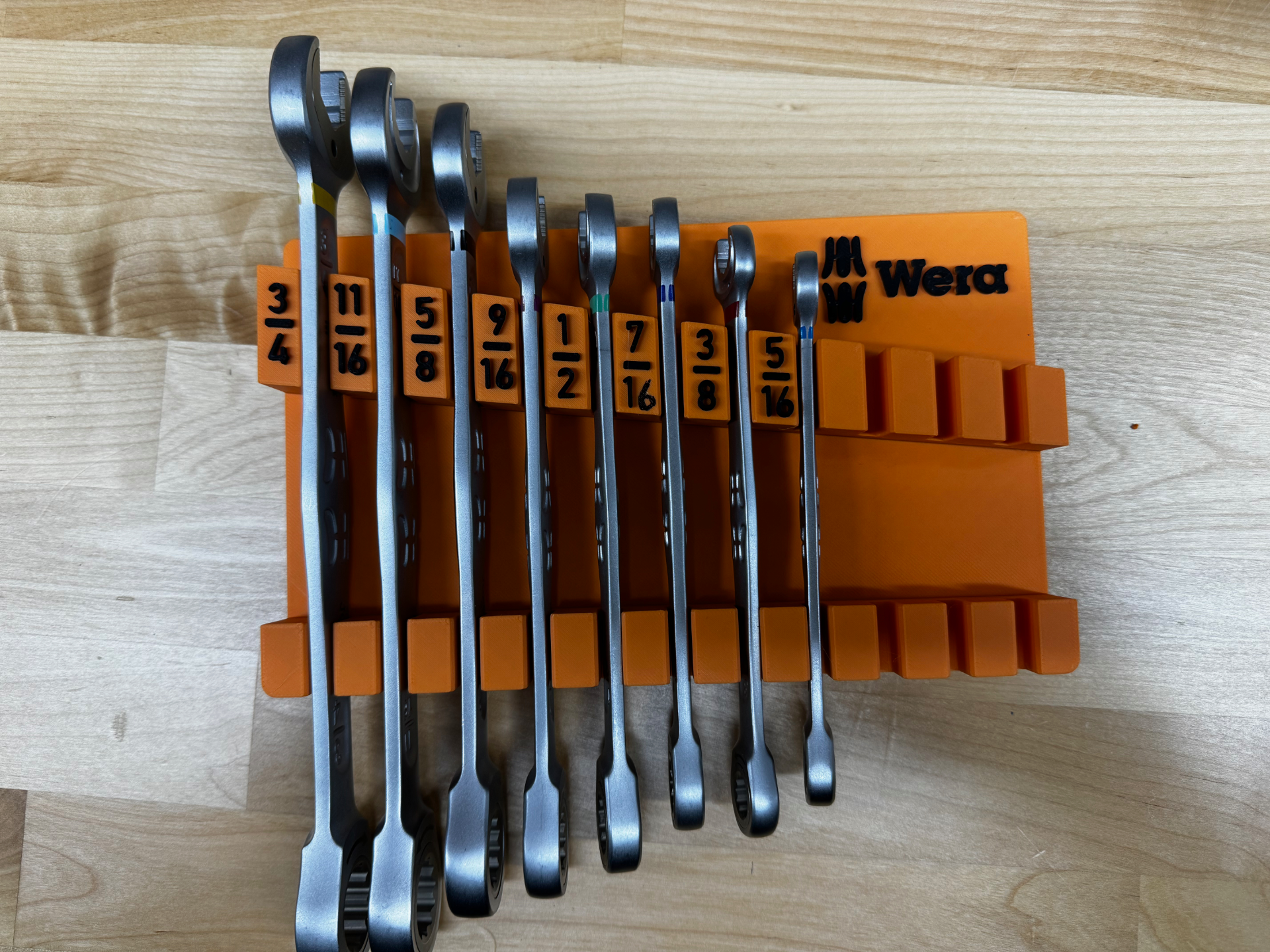 Gridfinity - Wera Joker SAE Combination Wrenches