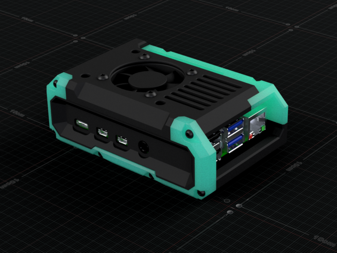 Raspberry Pi 4 Case (UPDATED)