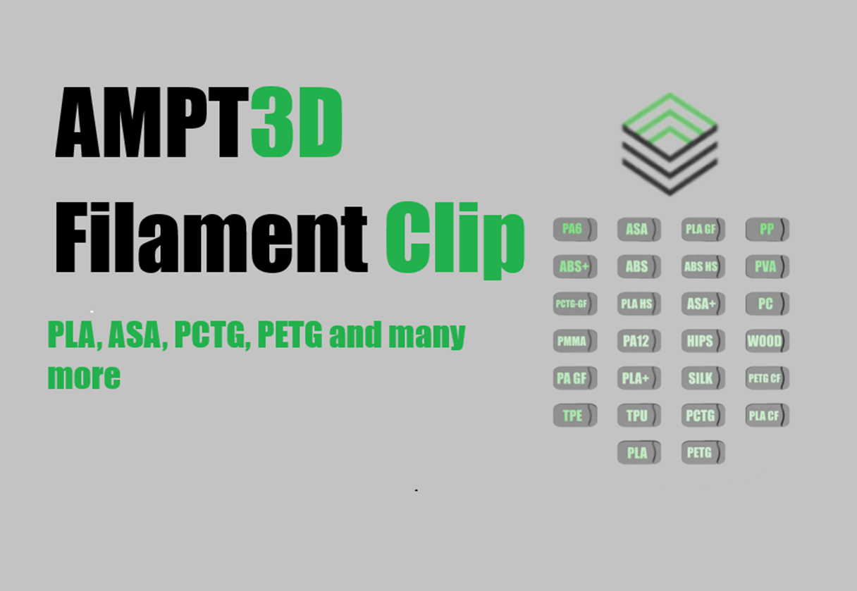Filament clips for refill spools with filament type
