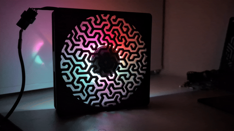 120mm Geometric Maze Fan Grill
