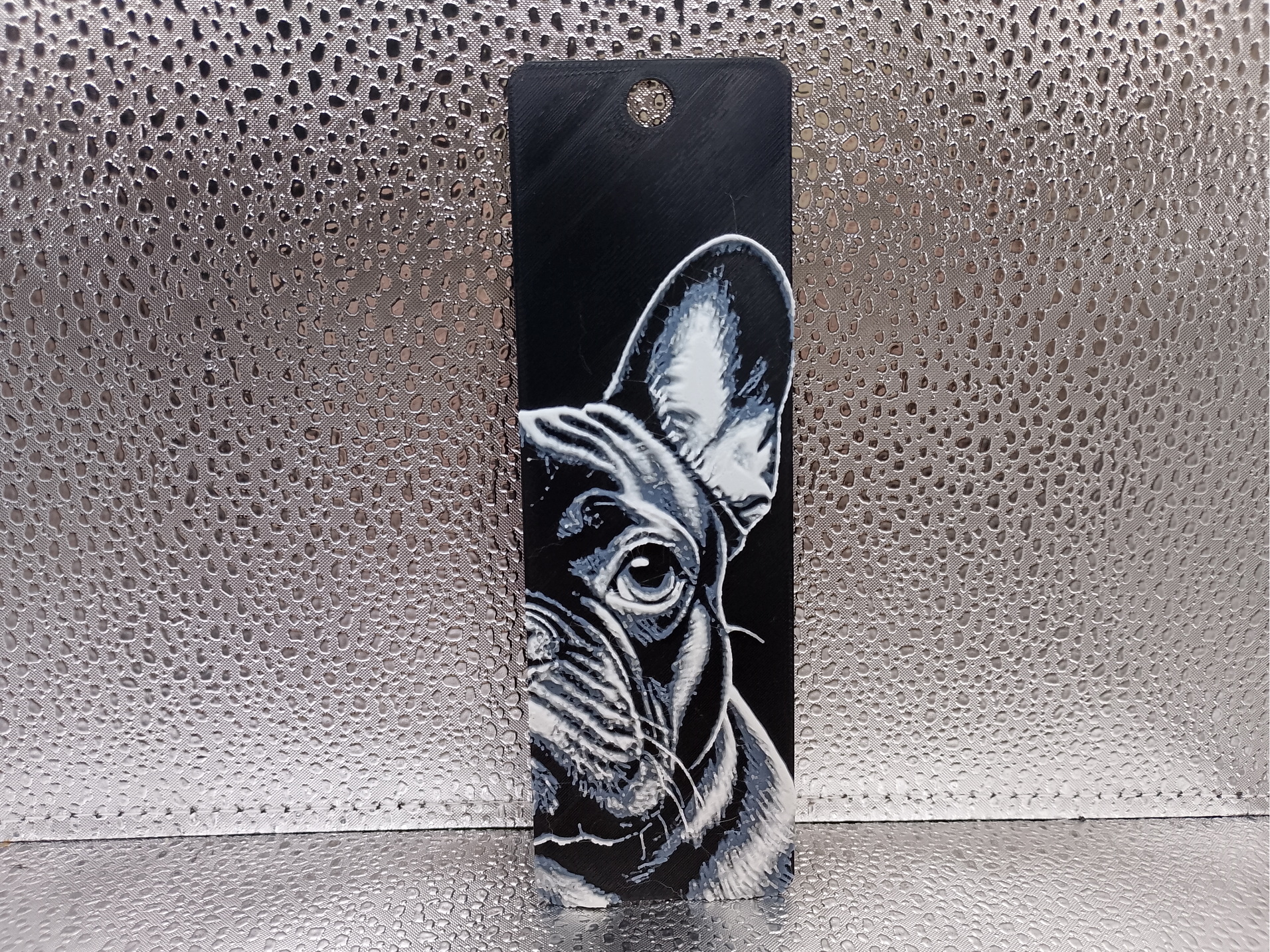 French Bulldog Bookmark – Hueforge