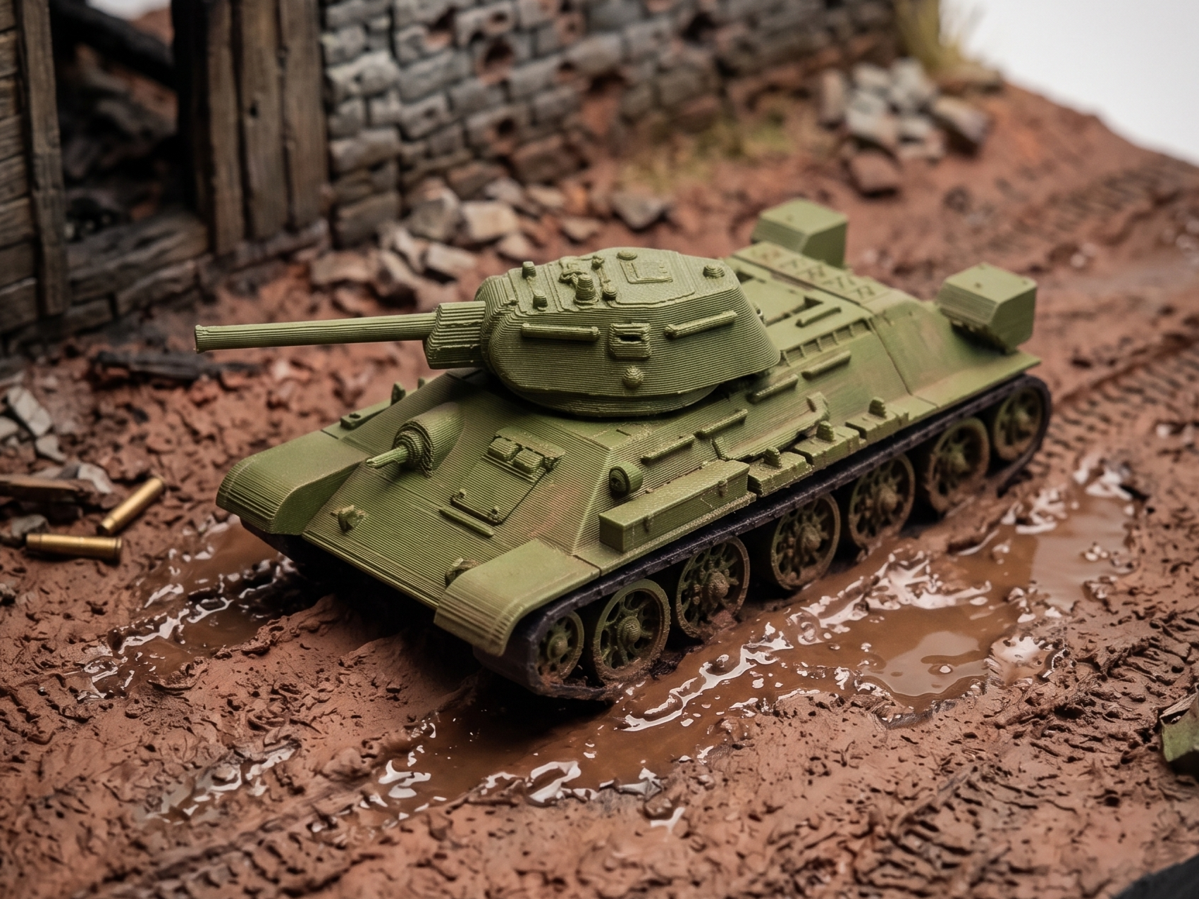 T-34/76 1942 meduim tank model 1/72