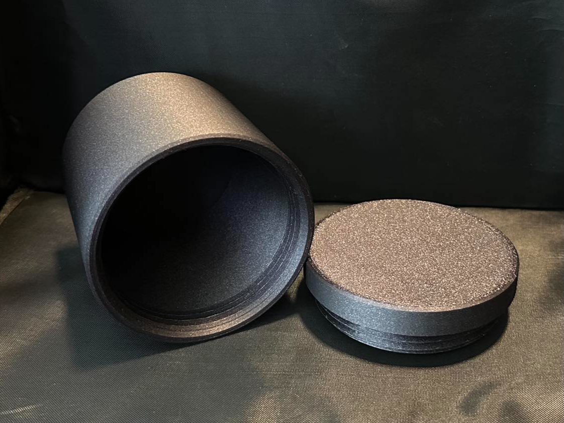Large Heavy Walled 100 x 110mm Threaded Cannister