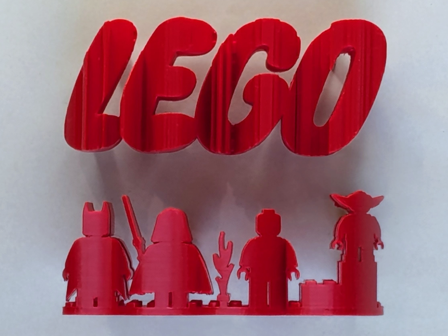 LEGOS Dual angle sculpture (Legos compatible)