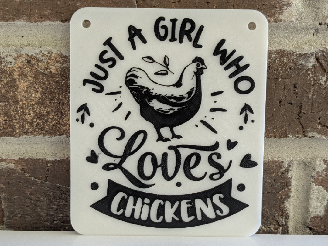GIRL WHO LOVES CHICKENS