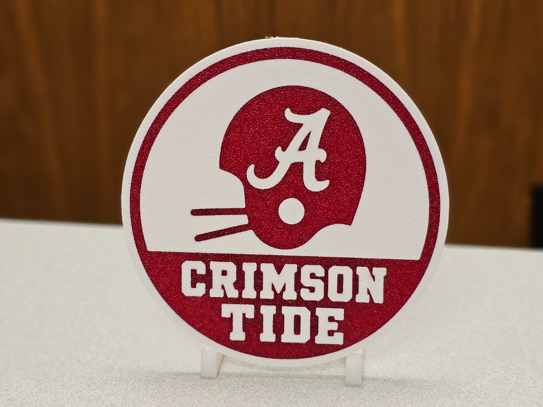 Classic Alabama Crimson Tide Football Logo Coaster