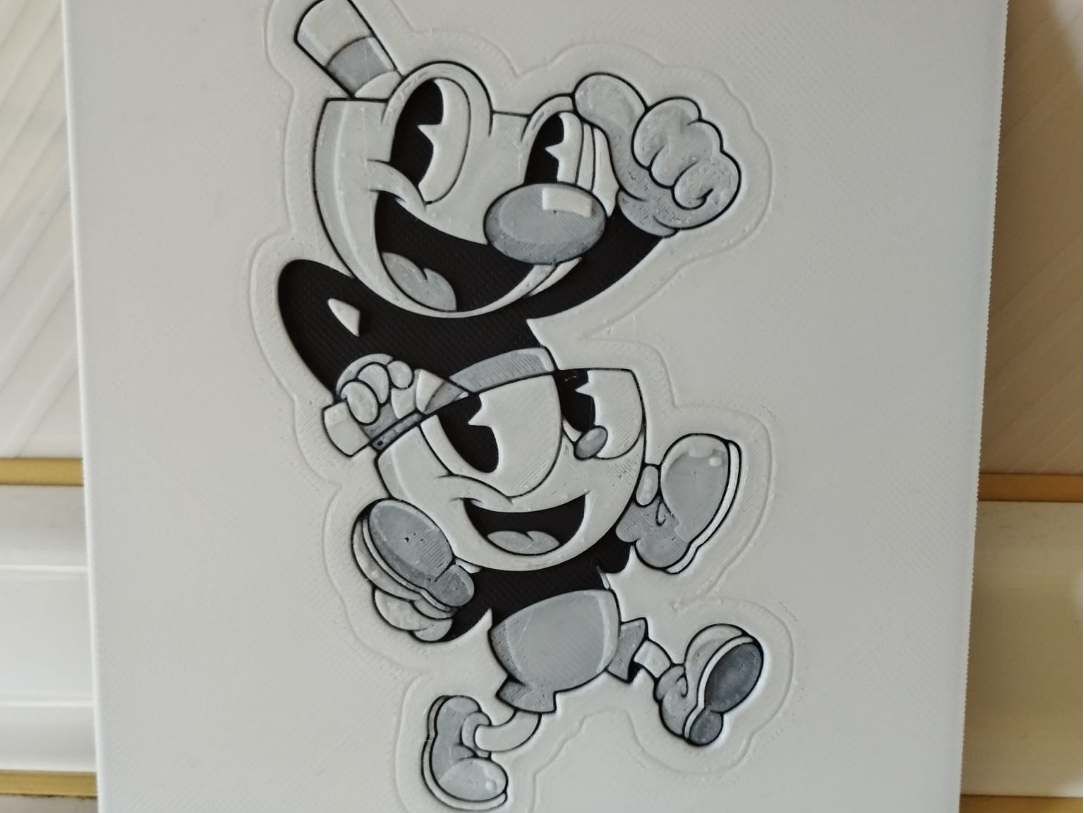 Cuphead and Mudman