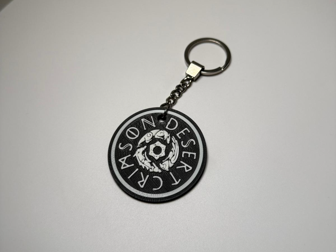 Crimson Desert logo keychain keyrings