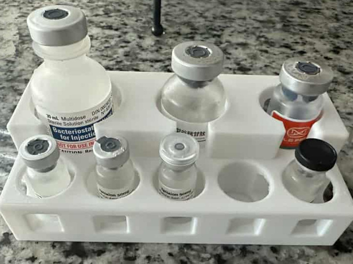 Vial Holder for 5mL, 10mL, 20mL, and 30mL vials