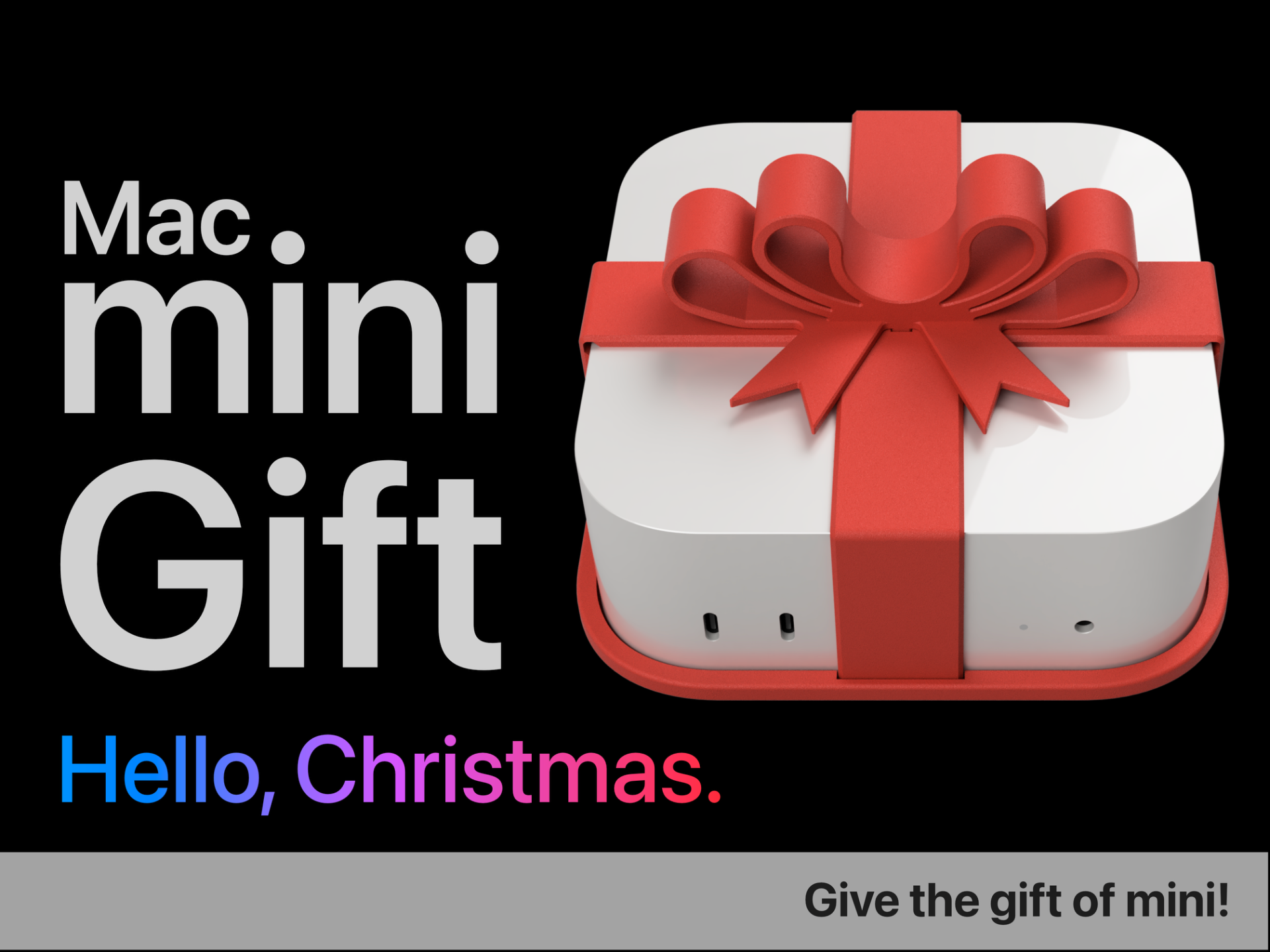 Gift Wrap for M4 Mac Mini