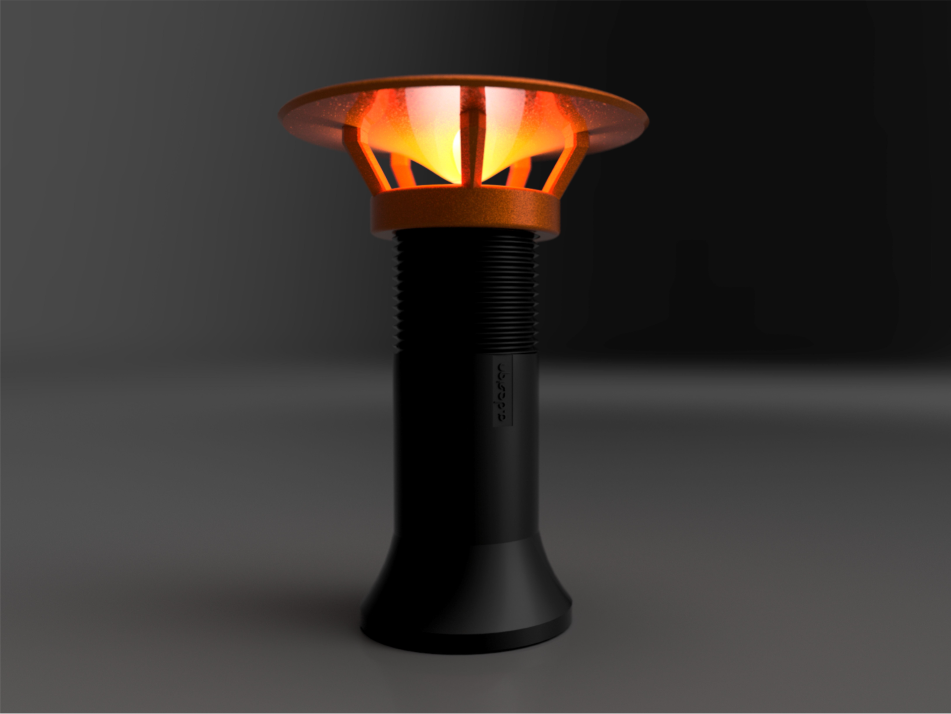 Designer Tischlampe mit Gewinde