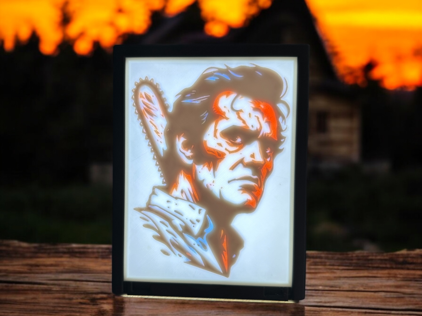 Ash Williams: Deadite Slayer Lithophane