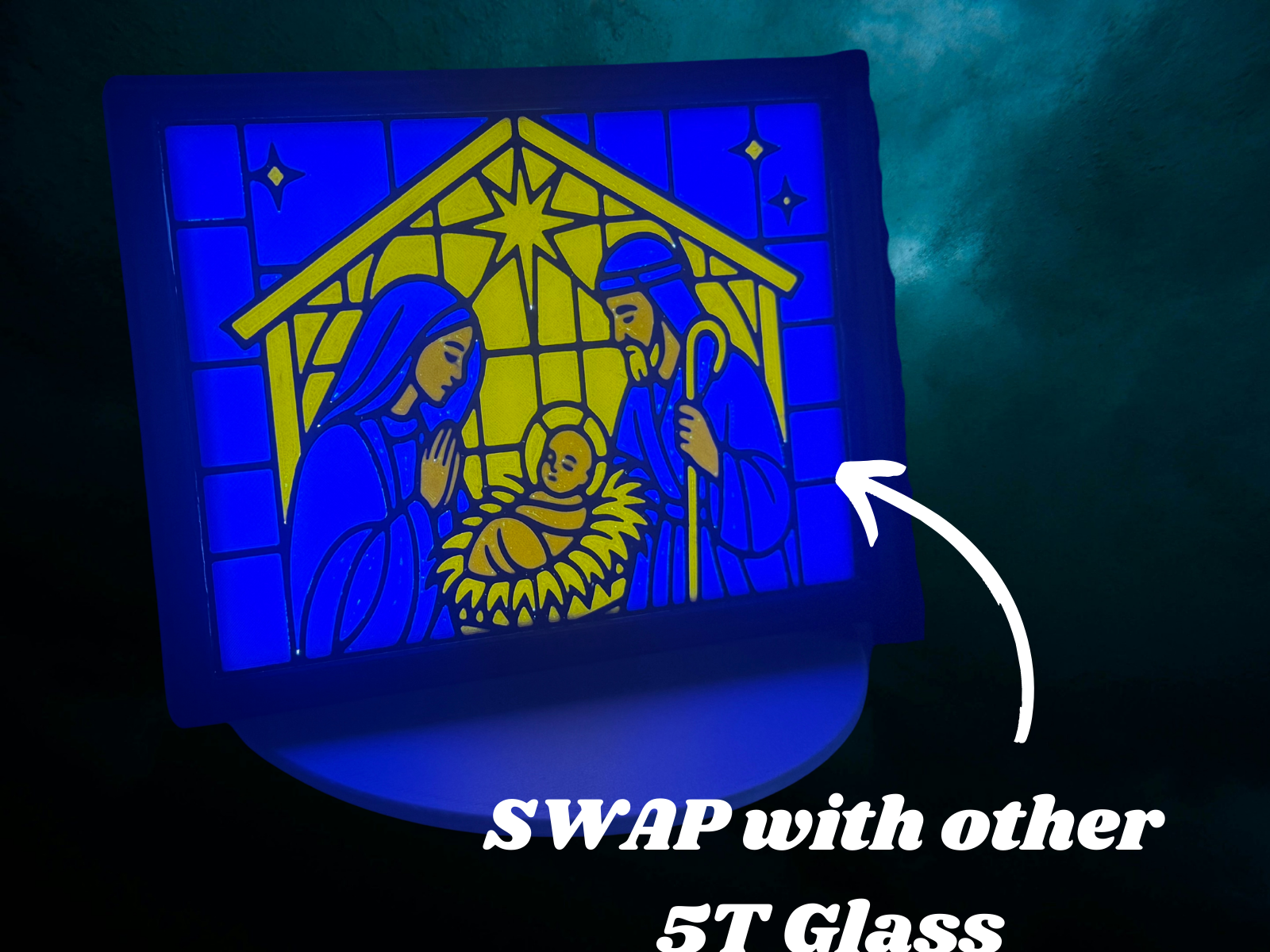 Nativity Light (swappable Glass)