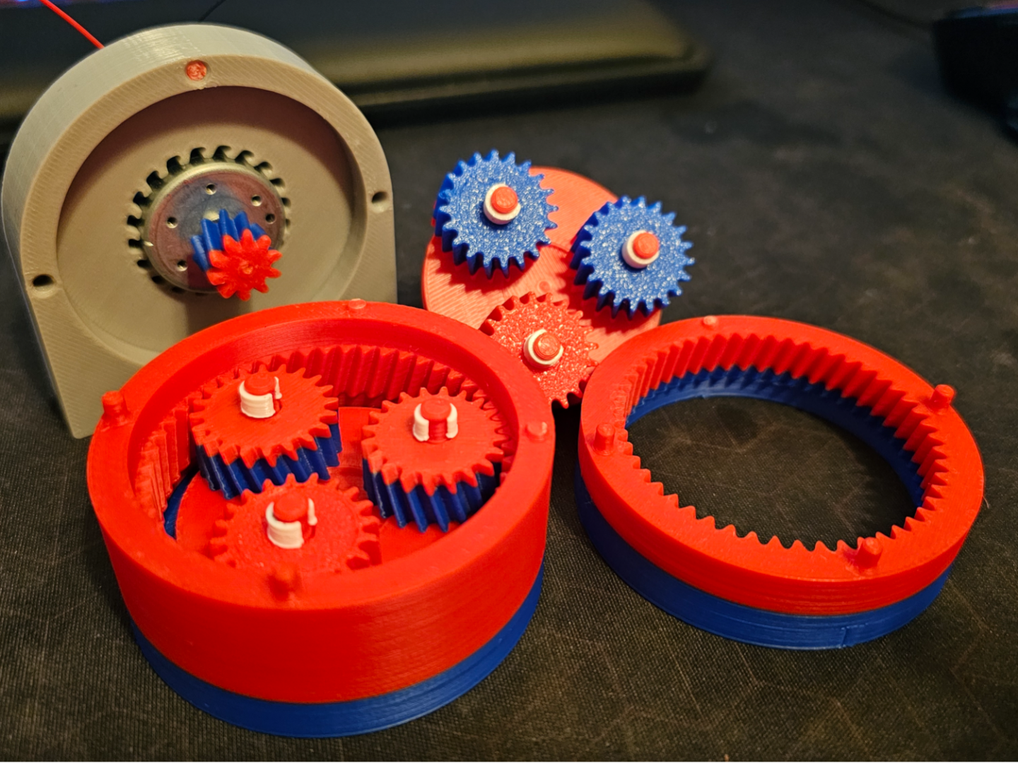 Planetary Gear Box 2 Sets 1:36 Reduction